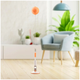 Боксерская напольная груша 154 см для тренировок реакции с вакуумным креплением резина металл оранжевая LS-965 - изображение 5