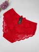 Кружевные слипы с бантом сзади 0783, XL (ОБ 98-110), Красный - изображение 1