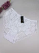 Кружевные слипы с бантом сзади 0783, XXL (ОБ 110-120), Белый - изображение 1