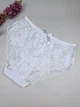 Кружевные слипы с бантом сзади 0783, XXL (ОБ 110-120), Белый - изображение 4