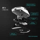 Беспроводная Игровая (2.4G, Bluetooth) VGN VXE R1 SE+ Черная Мышь, PAW3395 SE, 18000 DPI - изображение 4