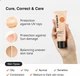 Минеральный солнцезащитный крем Cureskin SPF 50 PA++++ 50 г - тонированный матовый финиш, UVA/UVB/IR - изображение 3