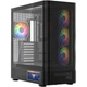 Корпус Modecom VOLCANO AQ400 ARGB MIDI SIDE LCD 6,2”, 4x120mm fans BLACK без БЖ ATX (MC-A-AQ400-4FA-B) - изображение 1