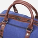 Сумка Vintage leather-20084 Синяя - изображение 9