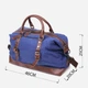 Сумка Vintage leather-20084 Синяя - изображение 10
