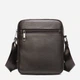 Сумка планшет через плечо мужская из натуральная кожи Vintage leather-14993 Темно-коричневая - изображение 3
