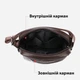 Сумка планшет через плечо мужская из натуральная кожи Vintage leather-14993 Темно-коричневая - изображение 8