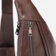 Сумка слинг через плечо мужская из натуральная кожи Vintage leather-14737 Коричневая - изображение 7