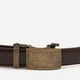 Ремень мужской из натуральной кожи Vintage leather-20309 115 см Коричневый - изображение 5