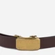 Ремень мужской из натуральной кожи Vintage leather-20276 115 см Коричневый - изображение 5