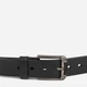 Ремень мужской из натуральной кожи Vintage leather-20314 115 см Черный - изображение 5