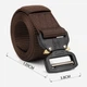 Ремень мужской тканевый Vintage leather-20338 120 см Коричневый - изображение 5