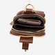 Сумка на пояс бананка мужская из натуральная кожи Vintage leather-20417 Коричневая - изображение 4