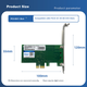 Сетевая карта PERCKO Intel 82573 Chip PCI-E X1 Gigabit Single-Port Desktop Network Card, совместимая с ROS Soft Router и Linux. - изображение 5