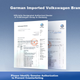 Окуляри для читання імпортної німецької марки Volkswagen, високої чіткості для ділових чоловіків із захистом від синього світла, подарунок на День батька, W630-150 - изображение 6