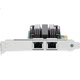 FLYBISH NA225-T2 PCIE двопортова гігабітна мережева карта, двопортова дротова мережева карта для комп'ютера 2500 Мбіт/с, промислова камера, машинний зір, чіп Intel I225 - зображення 3