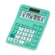 Калькулятор Casio MX-12B учебный для 4-6 классов, солнечная батарея, мятно-зеленый - изображение 5