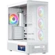 Корпус Modecom VOLCANO AQ400 ARGB MIDI SIDE LCD 6,2”, 4x120mm fans WHITE без БЖ ATX (MC-A-AQ400-4FA-W) - изображение 1