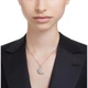 Кольє SWAROVSKI LUNA у формі місяця зі зіркою та місяцем, подарунок на день народження для жінок, 5666181 - зображення 1
