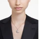 Кольє SWAROVSKI LUNA у формі місяця зі зіркою та місяцем, подарунок на день народження для жінок, 5666181 - зображення 4