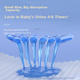 Одноразові підгузки Care Daily Ultra-Thin, розмір L, 46 штук (9-14 кг), великий розмір, дитячі ультратонкі дихаючі підгузки - изображение 9