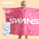 Полотенце SWANS детское для плавания с рисунком, розово-красное - изображение 5