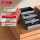 Набор инструментов Deli Household Hardware Toolbox, 4-ярусный, включает в себя электродрель, гаечные ключи, рулетку, отвертки, комбинированный набор инструментов. - изображение 4