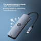 Док-станція розширення HP, швидка зарядка Type-C PD100W, розширення USB, дублювання екрана HDMI, 5-дюймова док-станція розширення Type-C, док-станція розширення MacBook, адаптер для комп'ютера Apple - зображення 9