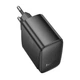 Зарядное устройство Hoco CS63A GAN Intelligent Balance 1USB/1USB-C функция быстрой зарядки PD65W/QC Black - изображение 3