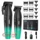 Комплект VGR 2 в 1 V-640 S2 GREEN аккумуляторная машинка для стрижки (clipper) и триммер - изображение 1