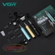 Триммер VGR 4 в 1 V-630 BLACK 4 насадки - триммер шейвер триммер для носа триммер для тела - изображение 6