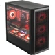 Компьютерный корпус Aigo Yufeng W80 Black M-ATX для настольных компьютеров (полностью прозрачная панель из закаленного стекла с боков / сетчатая охлаждающая поверхность / система водяного охлаждения 360 мм / видеокарта 4090) - изображение 2