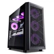 Компьютерный корпус Aigo Yufeng W80 Black M-ATX для настольных компьютеров (полностью прозрачная панель из закаленного стекла с боков / сетчатая охлаждающая поверхность / система водяного охлаждения 360 мм / видеокарта 4090) - изображение 4