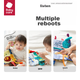 Книжка-игрушка Babycare 3D Tail Cloth Book, для детей от 6 месяцев, динозавр - изображение 7