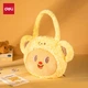 Сумочка Deli Butter Bear, милая плюшевая деловая сумка, сумка через плечо с прозрачным окошком, двусторонняя сумка HY708 - изображение 13