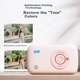 Принтер фото HPRT CP2100 портативний Bluetooth, рожевий - зображення 6