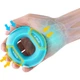 Набор Duweike Hand Grip эспандеров силиконовых для рук, 4 предмета, 1-50 фунтов, синий - изображение 1