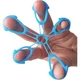Набор Duweike Hand Grip эспандеров силиконовых для рук, 4 предмета, 1-50 фунтов, синий - изображение 2
