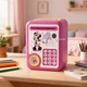 Детская копилка сейф TK Group MINI Bank Mouse мелодии, звуки животных, имитация сканирования отпечатка пальца, фразы на английском языке Pink (5012) - изображение 7