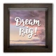 Копилка (копилка) "Dream big" коричневая 20*20 см гпхркп0024ка Гранд Презент гпхркп0024ка - изображение 1