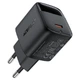 Сетевое зарядное устройство AceFast A115 30W GaN с LED-дисплеем (Type-C, QC4, PD3.0). Black - изображение 4