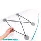 Надувная доска для серфинга SUP-борд Aqua Quest 240 Intex 68241 (244x76x13 см, до 120 кг) с веслом, лишем, ручным насосом и сумкой - изображение 3