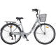 Велосипед SPARK CITY TEYA 28` ал18`` жв v-brake з кошиком сірий - зображення 2