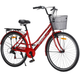 Велосипед SPARK CITY BELLE 28`` ал18`` жв v-brake с корзиной красный - изображение 1