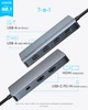 USB-хаб Anker USB-C Hub - 7-in-1 - PD in 100W, 2xHDMI, 4xUSB-A Black (A83740A2) - зображення 2