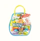 Набор детских развивающих погремушек-прорезывателей Baby Toys 6 шт. в синей сумочке - изображение 5