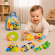 Набор детских развивающих погремушек-прорезывателей Baby Toys 6 шт. в синей сумочке - изображение 6