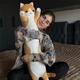 Большая мягкая плюшевая игрушка Кот Батон бежевый 90 см - изображение 2