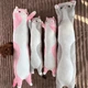 Большая мягкая плюшевая игрушка Кот Батон розовый 120 см - изображение 4
