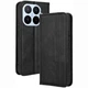 Чехол-книжка Deexe Retro Style для Xiaomi 17T - Black - изображение 1